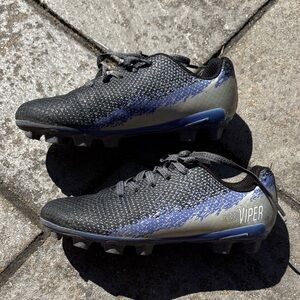 Black and Blue Soccer Cleats